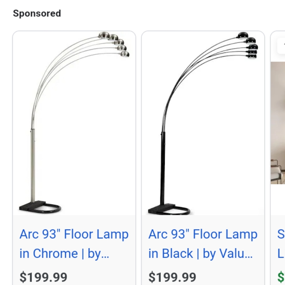 Black floor Lamp